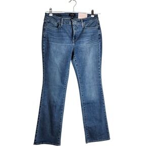 NYDJ Barbara Bootcut Jeans Medium Wash Lift Tuck Technology 8P Petite Denim
